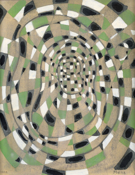 George L.K. Morris, ‘Abstraction with Mauve and Green’, 1949