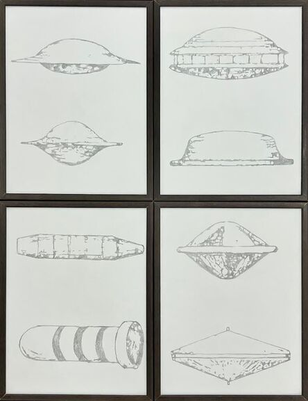Lee Wells, ‘Lee Wells 'Unidentified Flying Objects 1-8'’, 2020