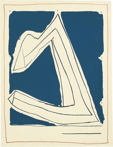 Robert Motherwell, ‘Summertime in Italy (with Lines)’, 1966