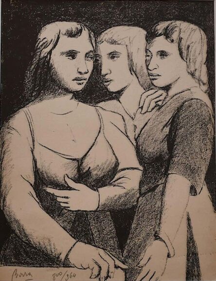Pompeo Borra, ‘Three Twins’, 1950's