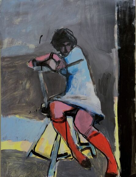 Kim Frohsin, ‘Merav: Red Stockings’, 1998
