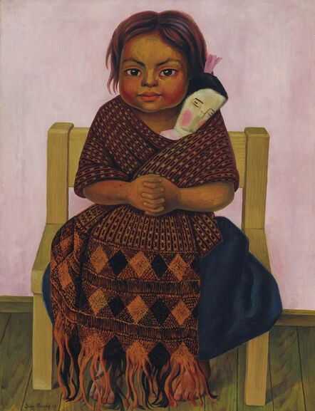 Diego Rivera, ‘Niña con muñeca de trapo’, 1939