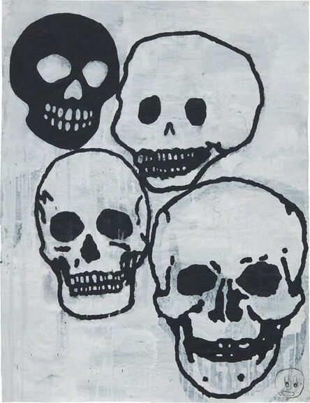Donald Baechler, ‘Crowd (Skulls) #2’, 2006