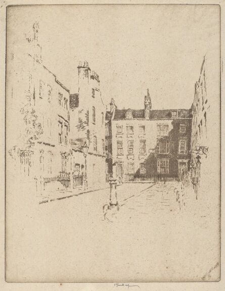 Joseph Pennell, ‘Cowley Street, Westminster’, 1906