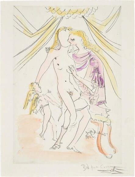 Salvador Dalí, ‘Vénus, Mars et Cupidon, from Mythologique nouvelle (Venus, Mars and Cupid, from New Mythologies)’, 1971