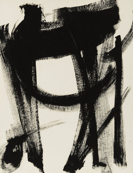 Dusti Bongé, ‘Untitled (Black Lines and Curve)’, c.1960