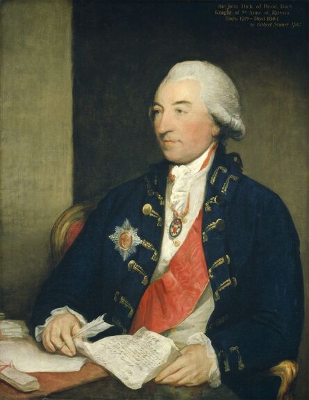 Gilbert Stuart, ‘Sir John Dick’, 1783