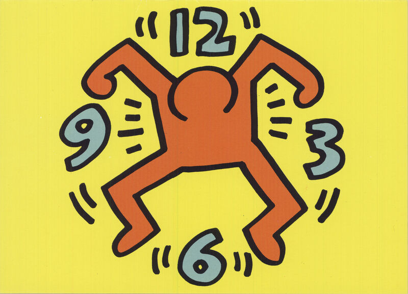 Keith Haring, ‘Clock Man’, 1991, Ephemera or Merchandise, Offset Lithograph, ArtWise