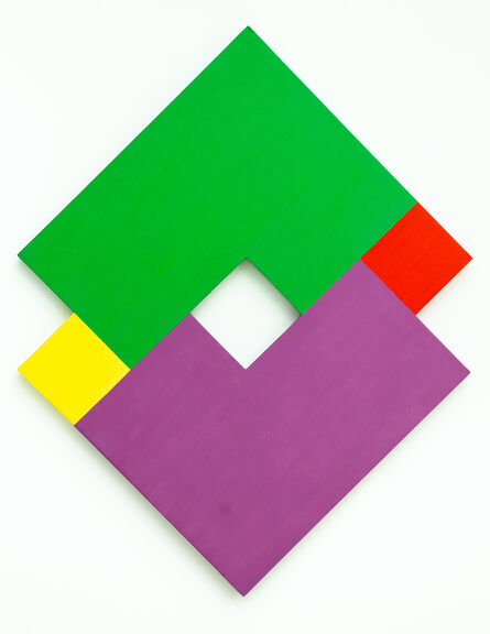 János Fajó, ‘Two wholes, two half colours’, 1998