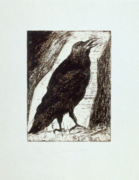 Jim Dine, ‘9 Studies for Winter Dream (Crow)’, 1994