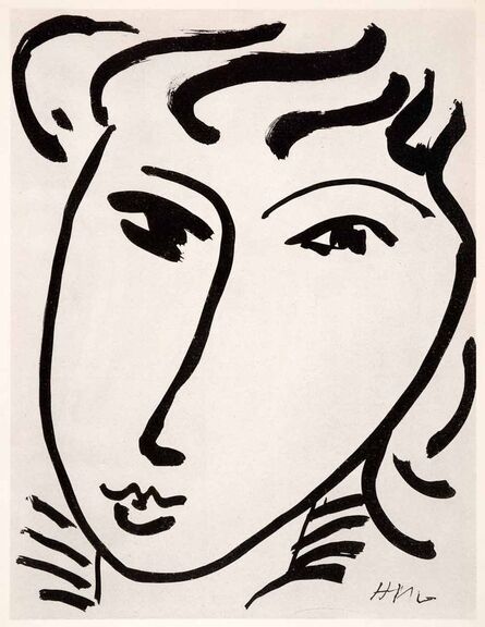 Henri Matisse, ‘Female Face 1’, 1958