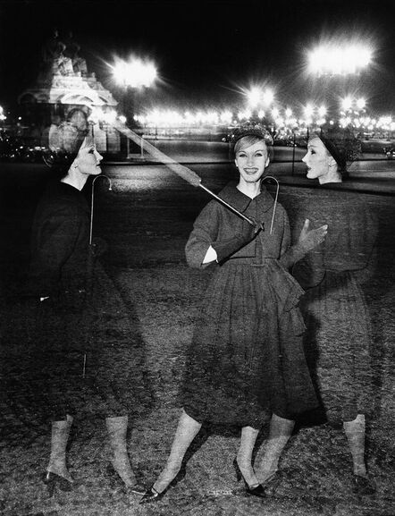 William Klein, ‘Evelyn Tripp (x3) + Concorde, Dior, Paris, (Vogue)’, 1958