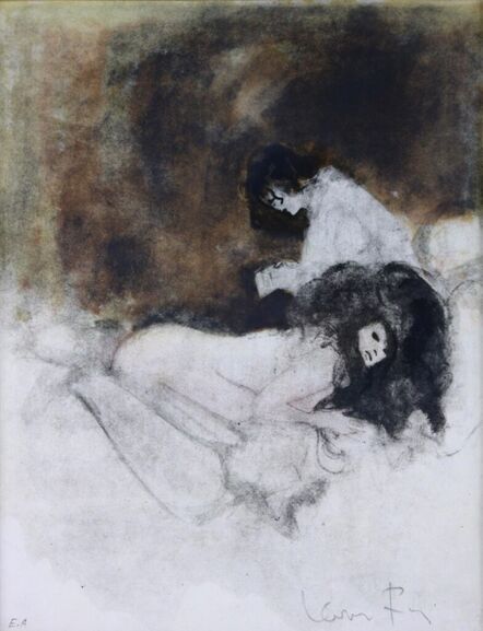 Leonor Fini, ‘Two women’, ca. 1970