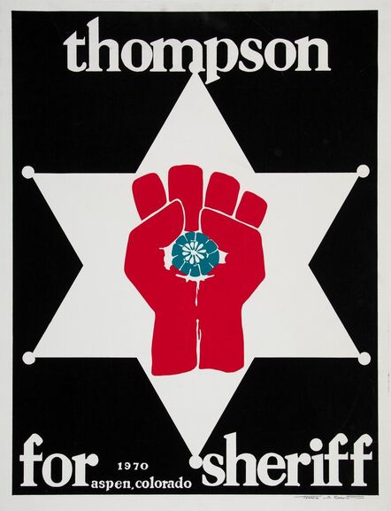 Thomas W. Benton, ‘Thompson for Sheriff (Poster)’, 1970