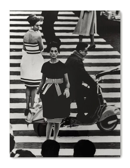 William Klein, ‘Simone + Nina, Piazza di Spagna, Rome (Vogue)’, 1961-printed later