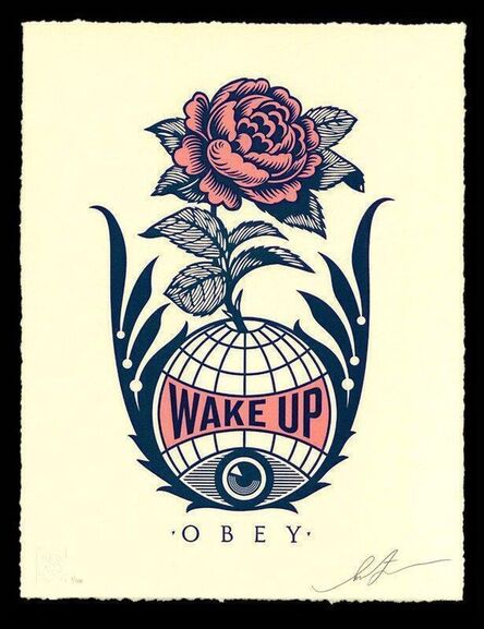 Shepard Fairey, ‘Wake Up Earth’, 2020