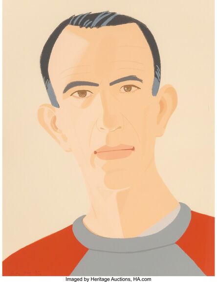 Alex Katz, ‘Sweatshirt II (Self portrait), from Alex and Ada, the 1960s to the 1980s series’, 1990