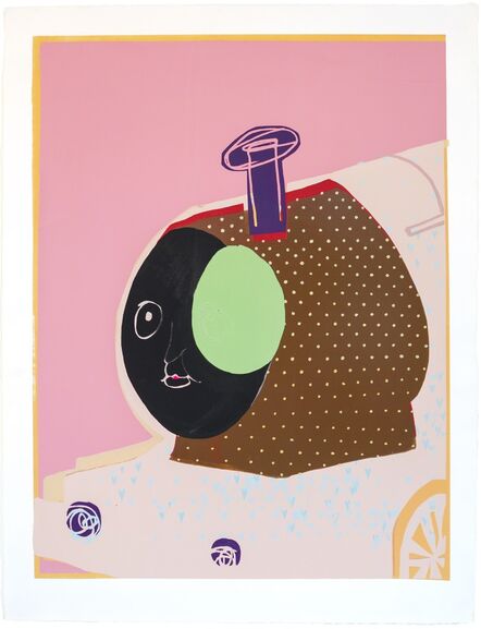 Hayoung Eum, ‘HEY DAY ( CHUCHU-TRAIN-Brown with Dots )’, 2013
