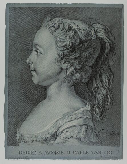 Louis-Marin Bonnet, ‘Marie-Rosalie Vanloo’, ca. 1764