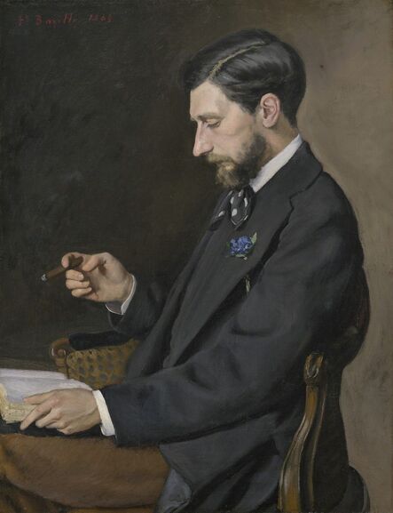 Frédéric Bazille, ‘Edmond Maître’, 1869