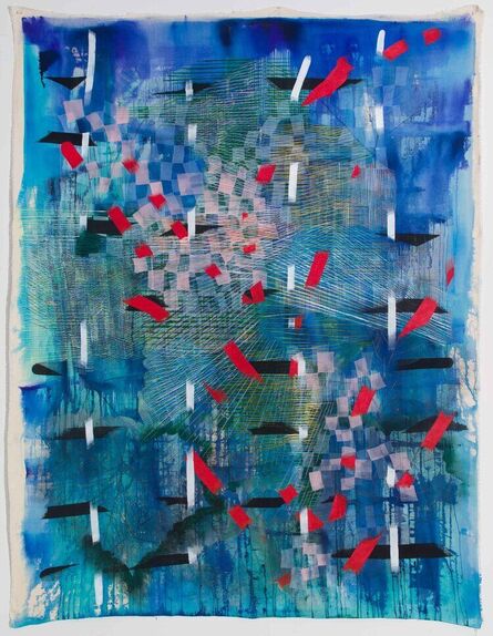 Alyse Rosner, ‘Flurry (blue)’, 2018
