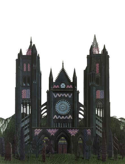 Luke Painter, ‘Cathedral (Neon Gothic)’, 2013