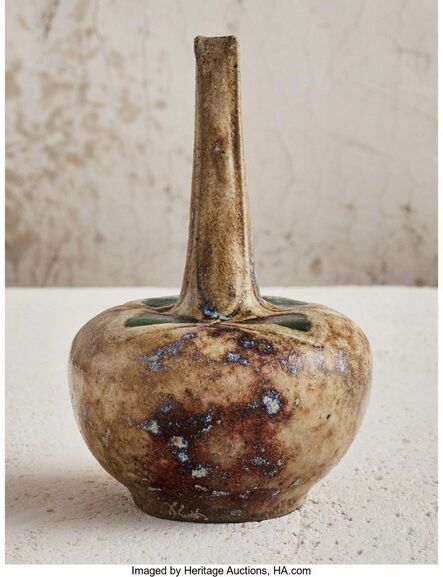 Edmond Lachenal, ‘Bottle Neck Vase’, circa 1899