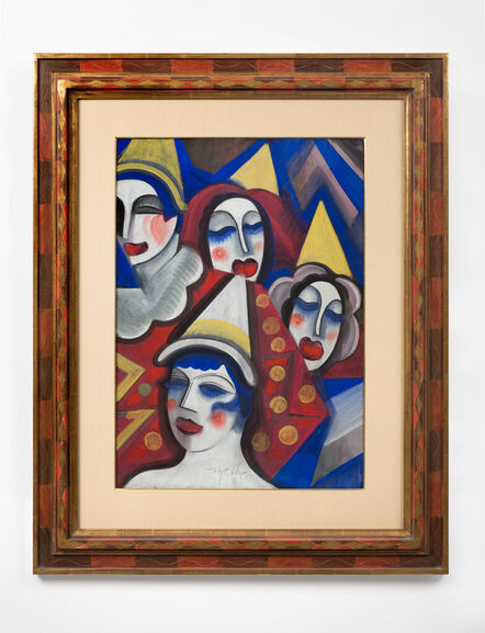 Hugó Scheiber, ‘Four Clowns’, ca. 1930