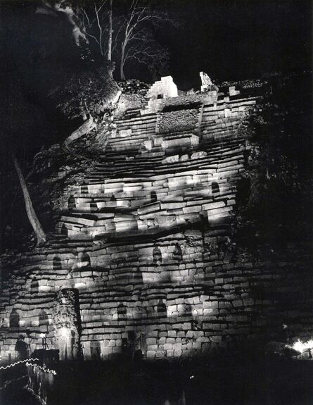 Leandro Katz, ‘Kabah, after Catherwood [Temple of the Masks, partial view]’, 1985