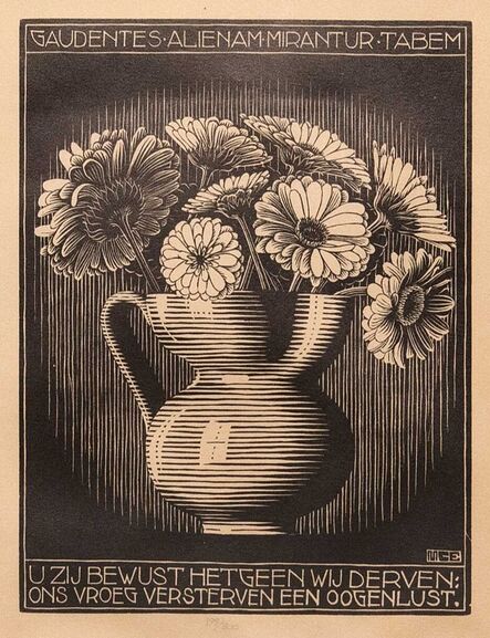 M. C. Escher, ‘Vase, from Emblemata I’, ca. 1931