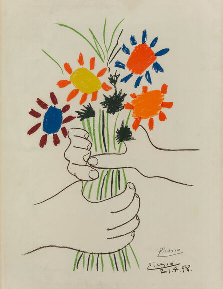 Pablo Picasso, ‘Bouquet of peace’