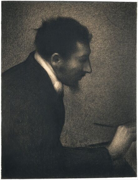 Georges Seurat, ‘Aman-Jean (Portrait of Edmond François Aman-Jean)’, 1882–1883