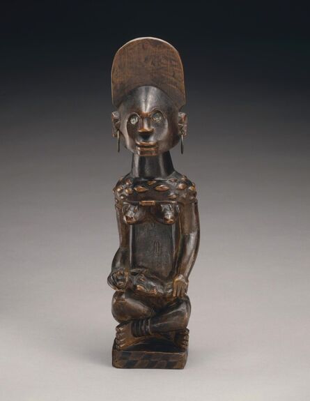 ‘Female Figure with Child (Phemba)’, late 19th to early 20th century