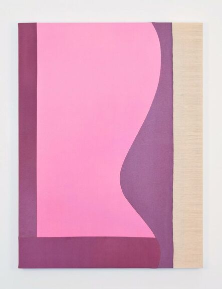 Rebecca Ward, ‘bend (mauve and pink)’, 2023