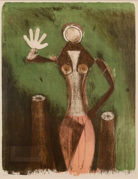 Rufino Tamayo, ‘Mujer en lila’, 1969