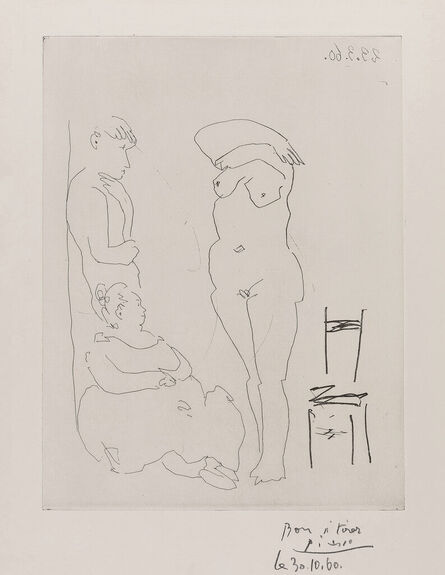 Pablo Picasso, ‘Personnages et Nu’, 1960