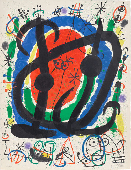 Joan Miró, ‘Exhibition 'XXIIe Salon de Mai' (M. 500)’, 1966