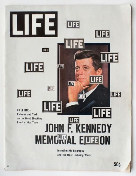 Dennis Koch, ‘LIFE  Cutout  No.  119  (December  14,  1963,  LIFE  B/W  JFK)’, 2018