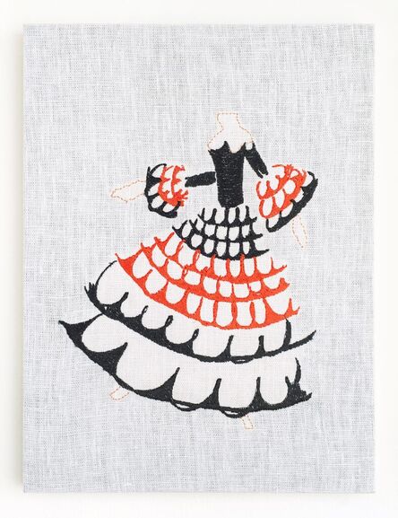 Elaine Reichek, ‘Sonia Delaunay-Terk's Dress Design’, 2022