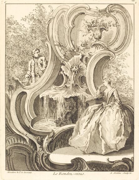 Antoine Aveline, ‘Le Rendez-vous’, 1736