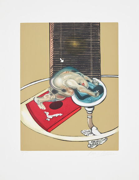 Francis Bacon, ‘L'Homme au lavabo (after, Figure at a Washbasin 1976) (S. 3, T. 35)’, 1977-78