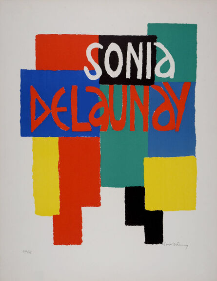 Sonia Delaunay, ‘Composition - hand-signed’, ca. 1972