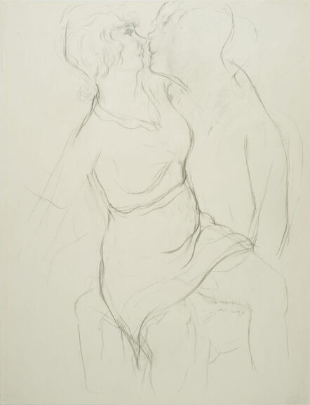 George Grosz, ‘Wie die Tauben. Liebespaar (Lotte und Otto Schmalhausen) Like doves. Lovers (Lotte and Otto Schmalhausen)’, 1927