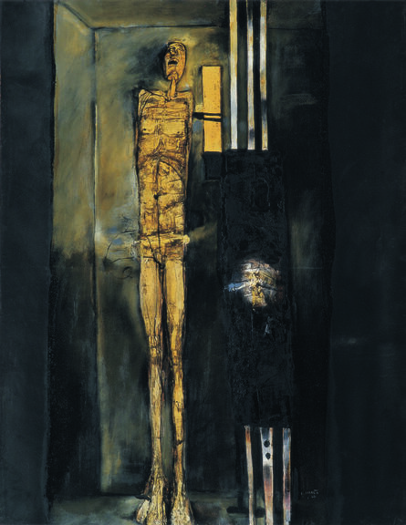LJUBO IVANČIĆ, ‘Elongated Figure in Black’, 1966