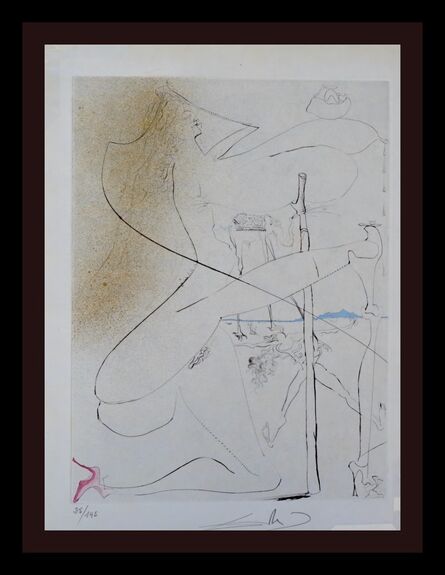 Salvador Dalí, ‘La Venus aux Fourrures Woman With Crutch’, 1968