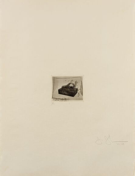 Jasper Johns, ‘Light Bulb (Small), 1st Etchings, 2nd State’, 1967-1969