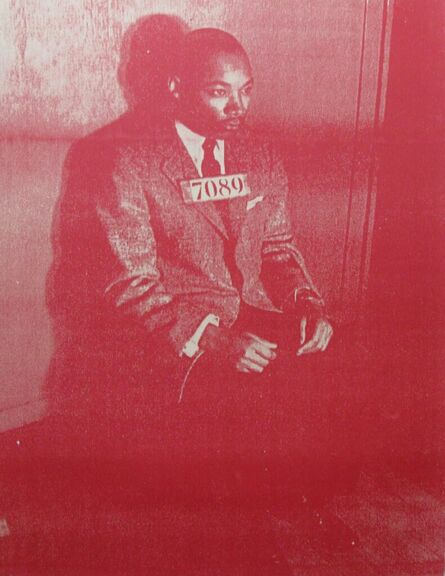 Russell Young, ‘Martin Luther King 7089 Mug Shot Red’, 2006