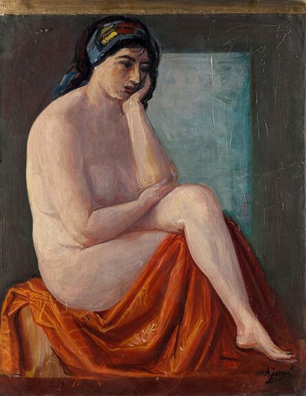 Achille Funi, ‘Pensosa’, 1960