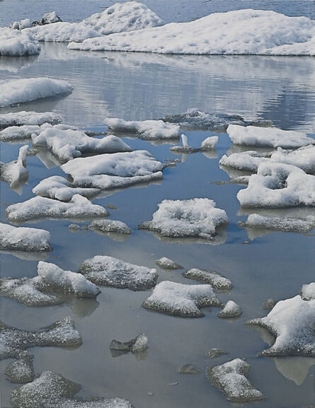Eliot Porter, ‘Ice in Glacial Lake, Fjnllsarlon, South Coast’, 1975