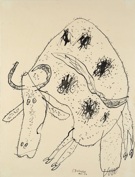 Jean Dubuffet, ‘Vache ’, 1954